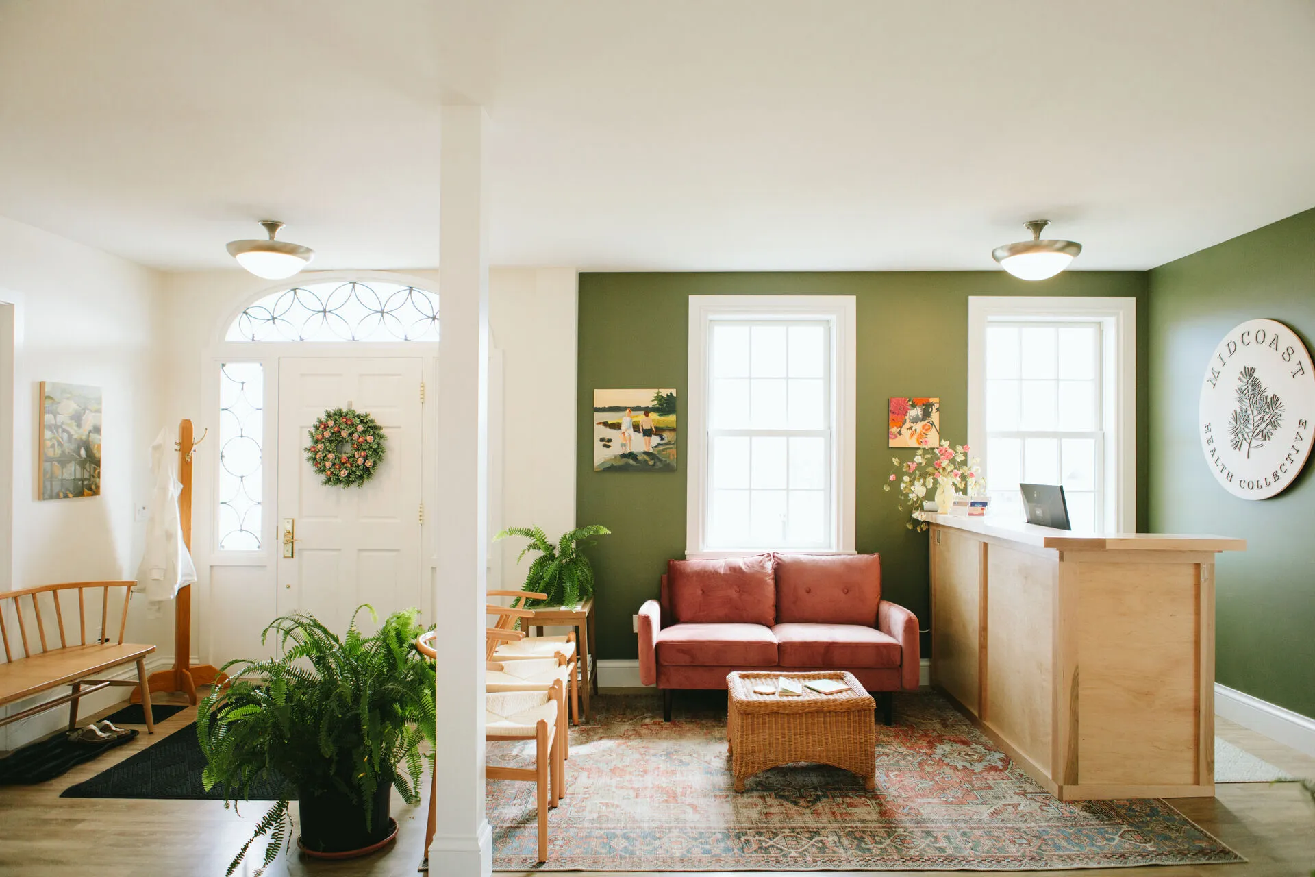 Midcoast Health Collective lobby and waiting area