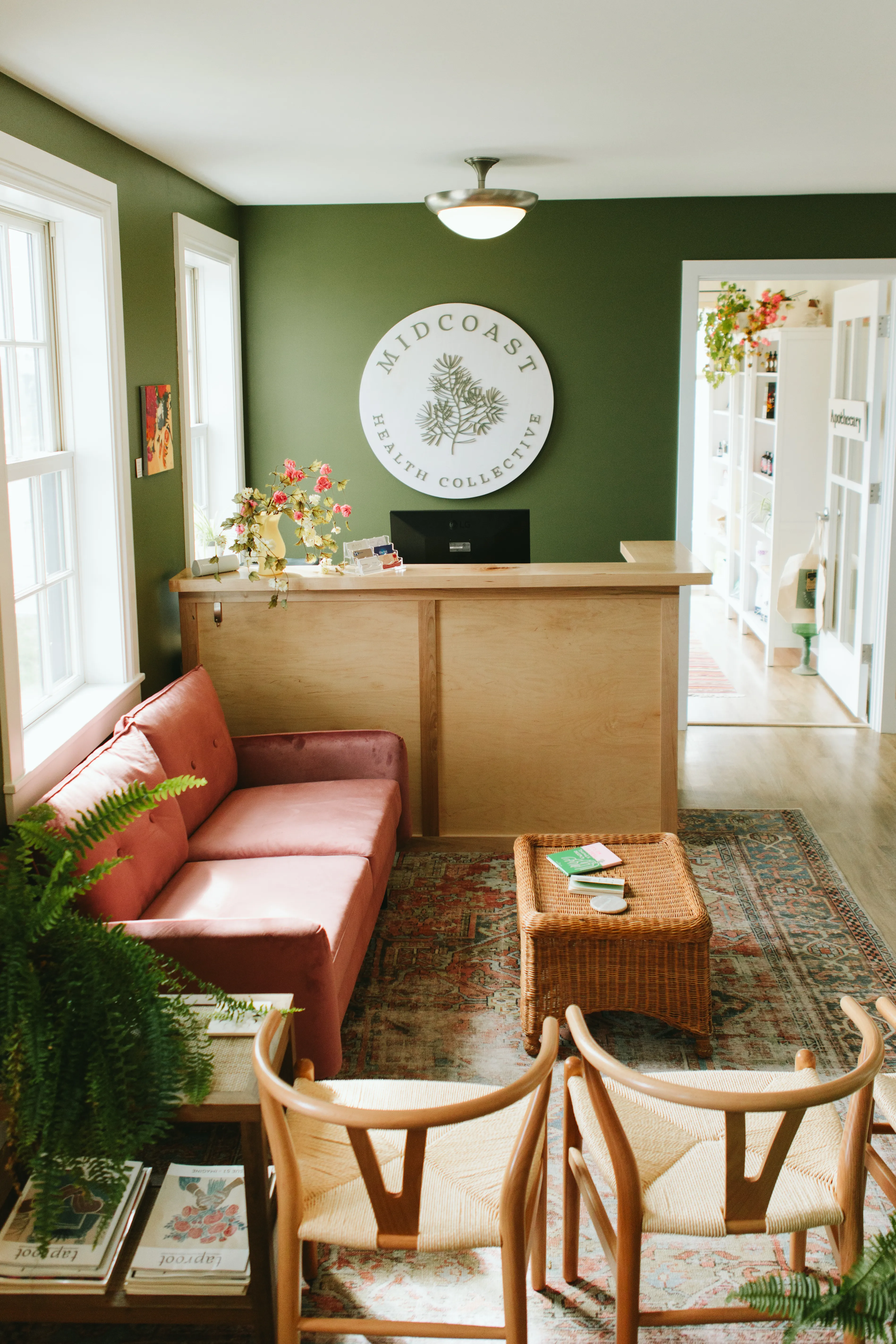 Midcoast Health Collective reception area