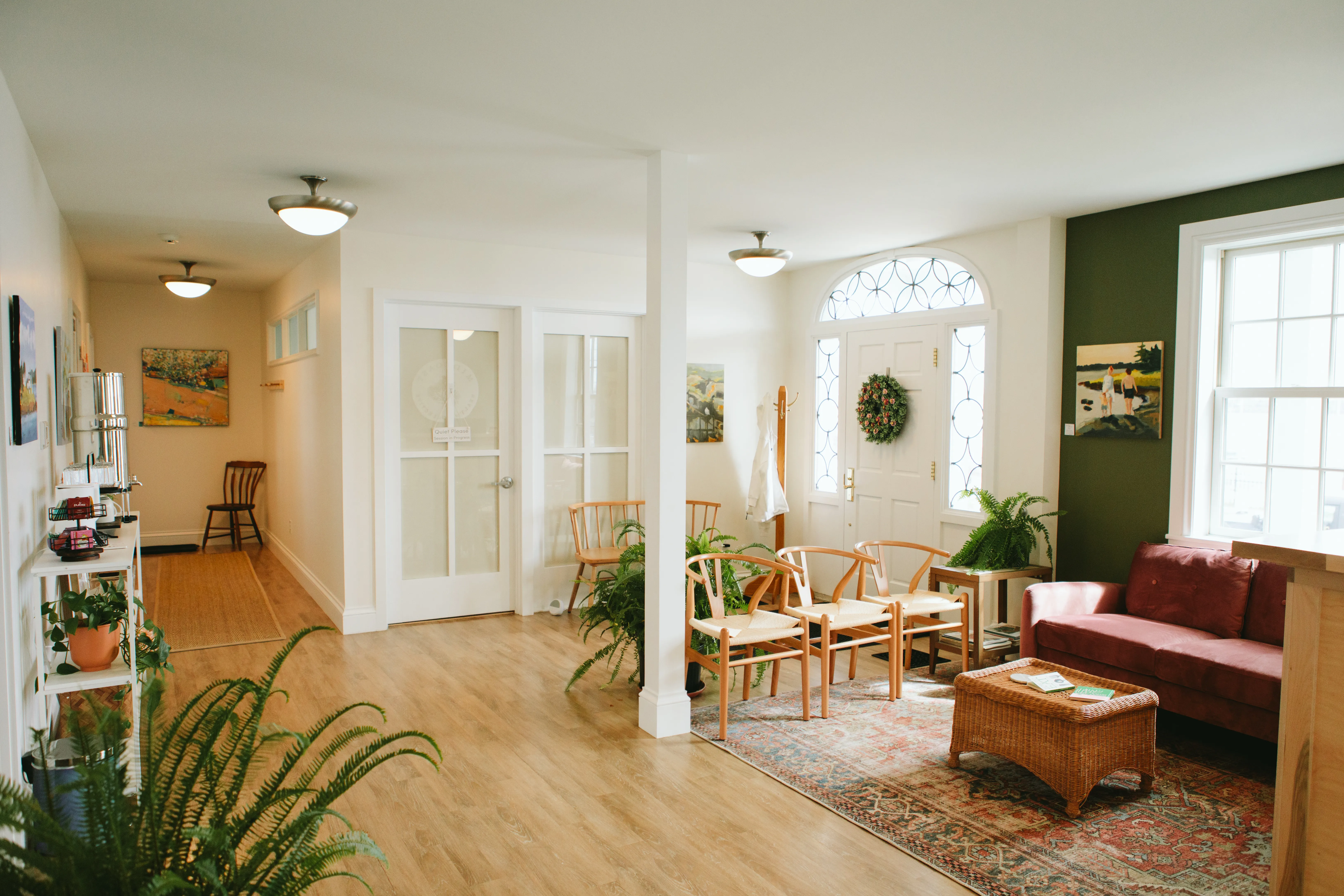 Midcoast Health Collective lobby and waiting area